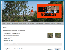 Tablet Screenshot of jbrauctions.com